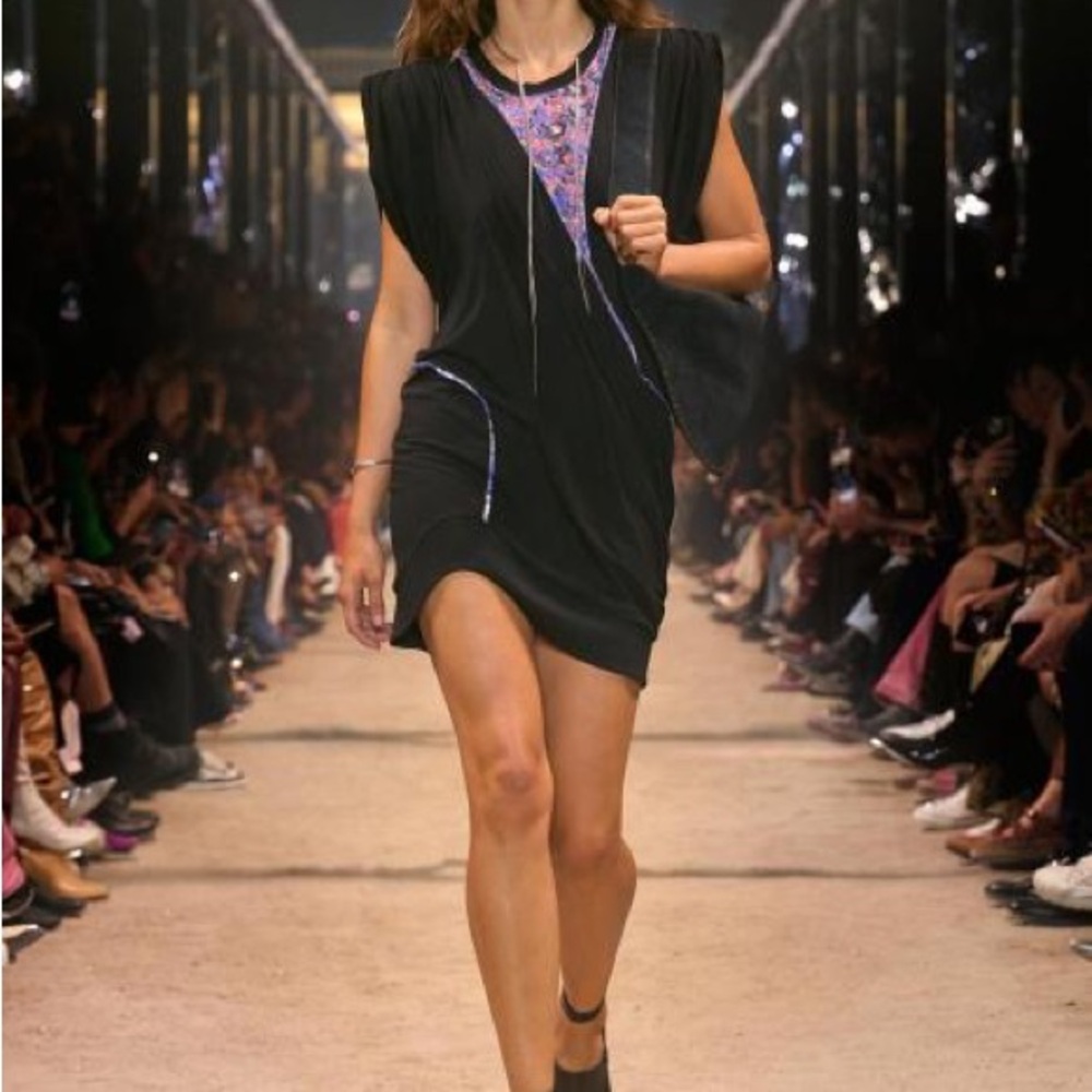 Isabel Marant Black Boho SS2024 RARE Runway Dress